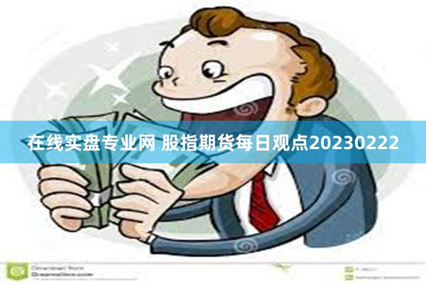 在线实盘专业网 股指期货每日观点20230222