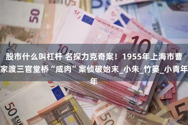 股市什么叫杠杆 名探力克奇案！1955年上海市曹家渡三官堂桥“咸肉”案侦破始末_小朱_竹篓_小青年