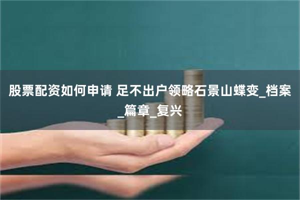 股票配资如何申请 足不出户领略石景山蝶变_档案_篇章_复兴