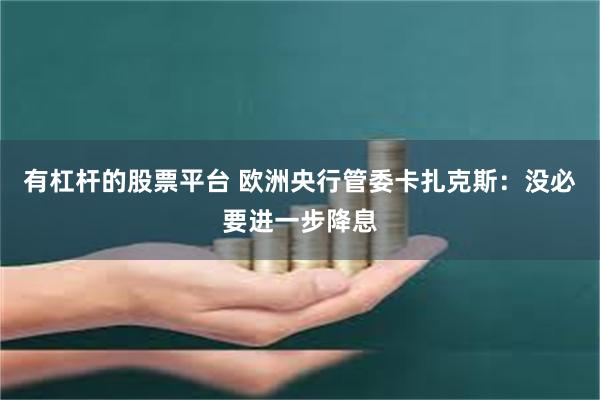 有杠杆的股票平台 欧洲央行管委卡扎克斯：没必要进一步降息