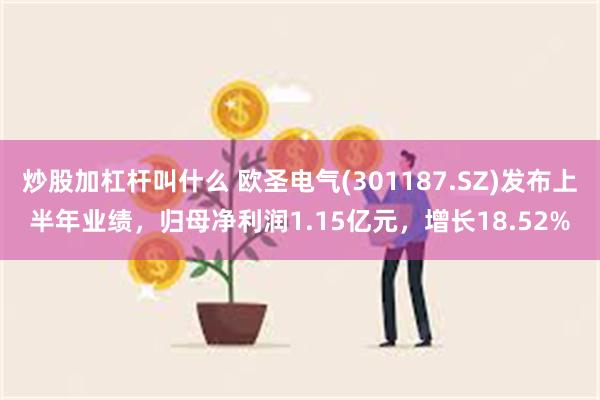 炒股加杠杆叫什么 欧圣电气(301187.SZ)发布上半年业绩，归母净利润1.15亿元，增长18.52%